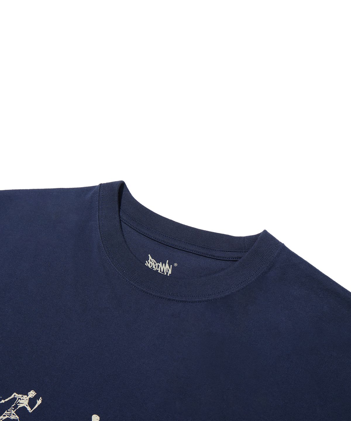 브라운브레스(BROWNBREATH) FAR AWAY TEE - NAVY
