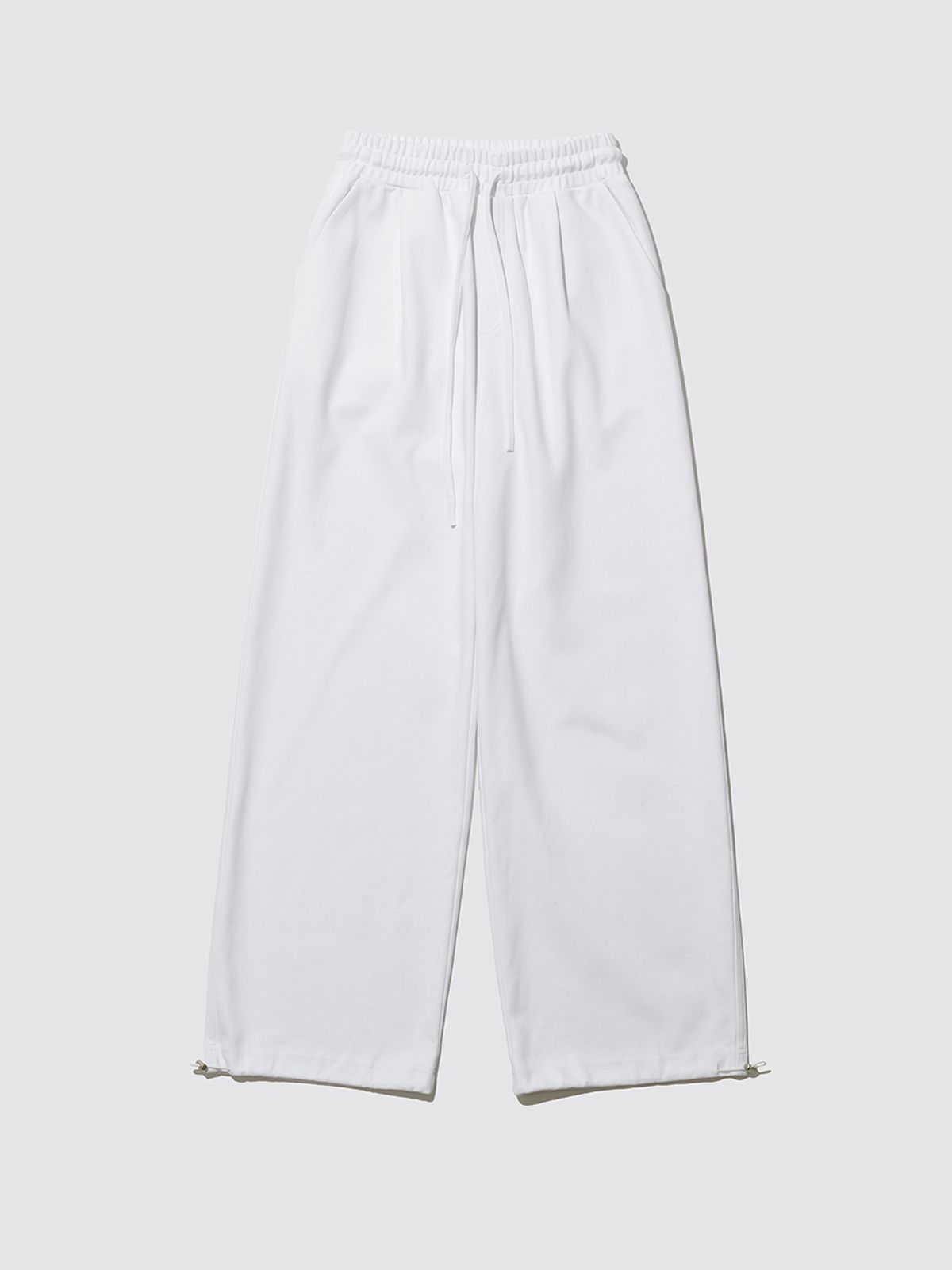 민더리(MEENDERI) SIGNATURE JOGGER PANTS - WHITE