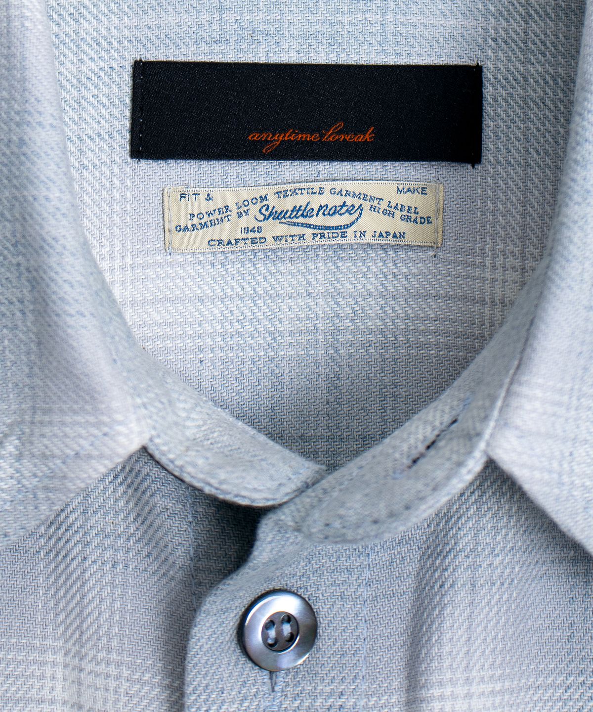 애니타임로릭(ANYTIME LOREAK) RIA CHECK SHIRT (SHUTTLE NOTE)-GRAY