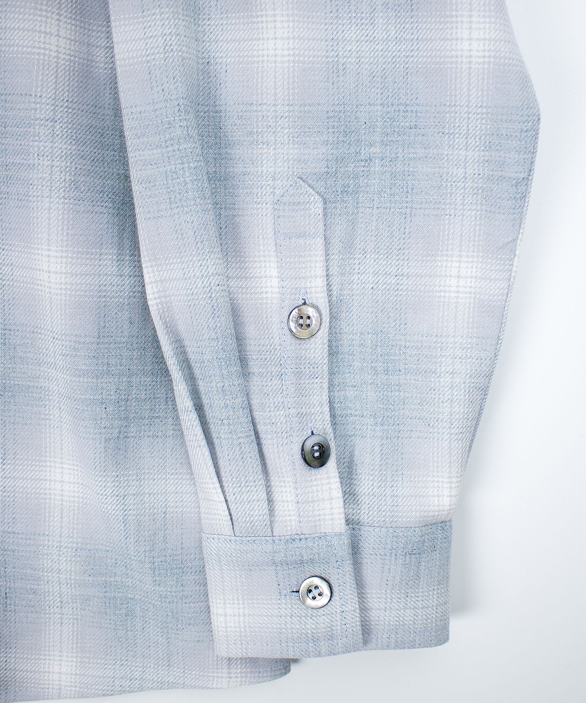 애니타임로릭(ANYTIME LOREAK) RIA CHECK SHIRT (SHUTTLE NOTE)-GRAY