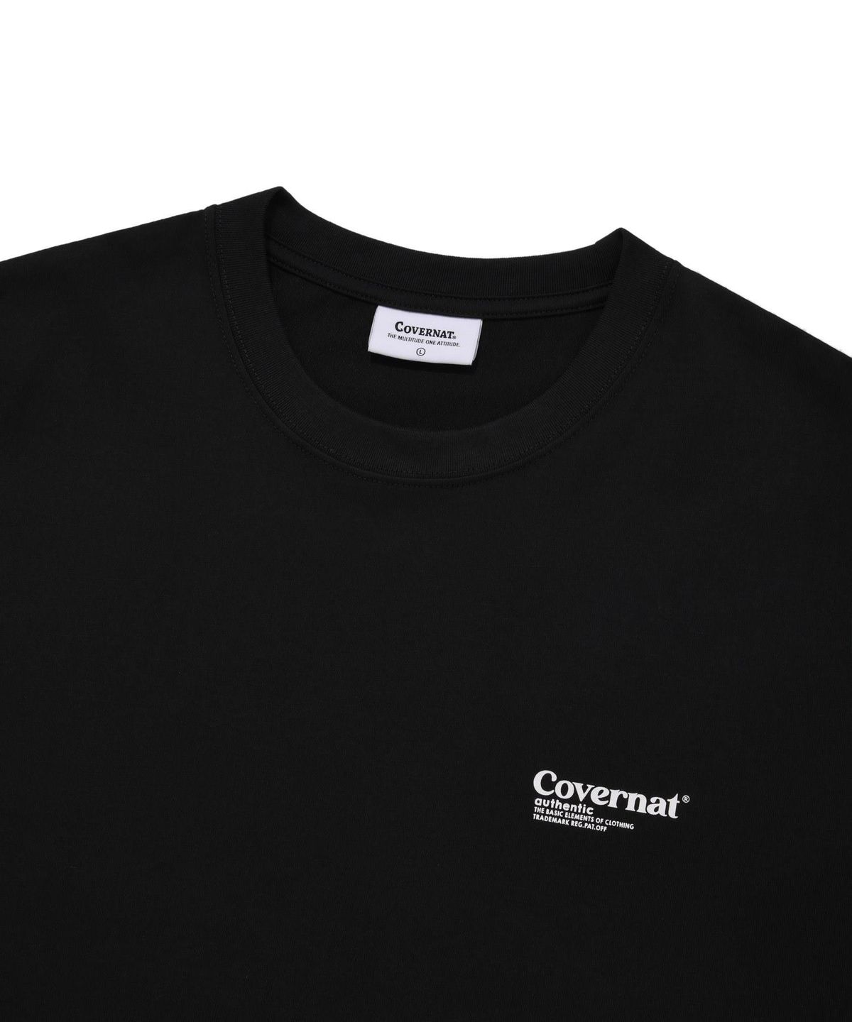 커버낫(COVERNAT) 트래블 티셔츠 블랙