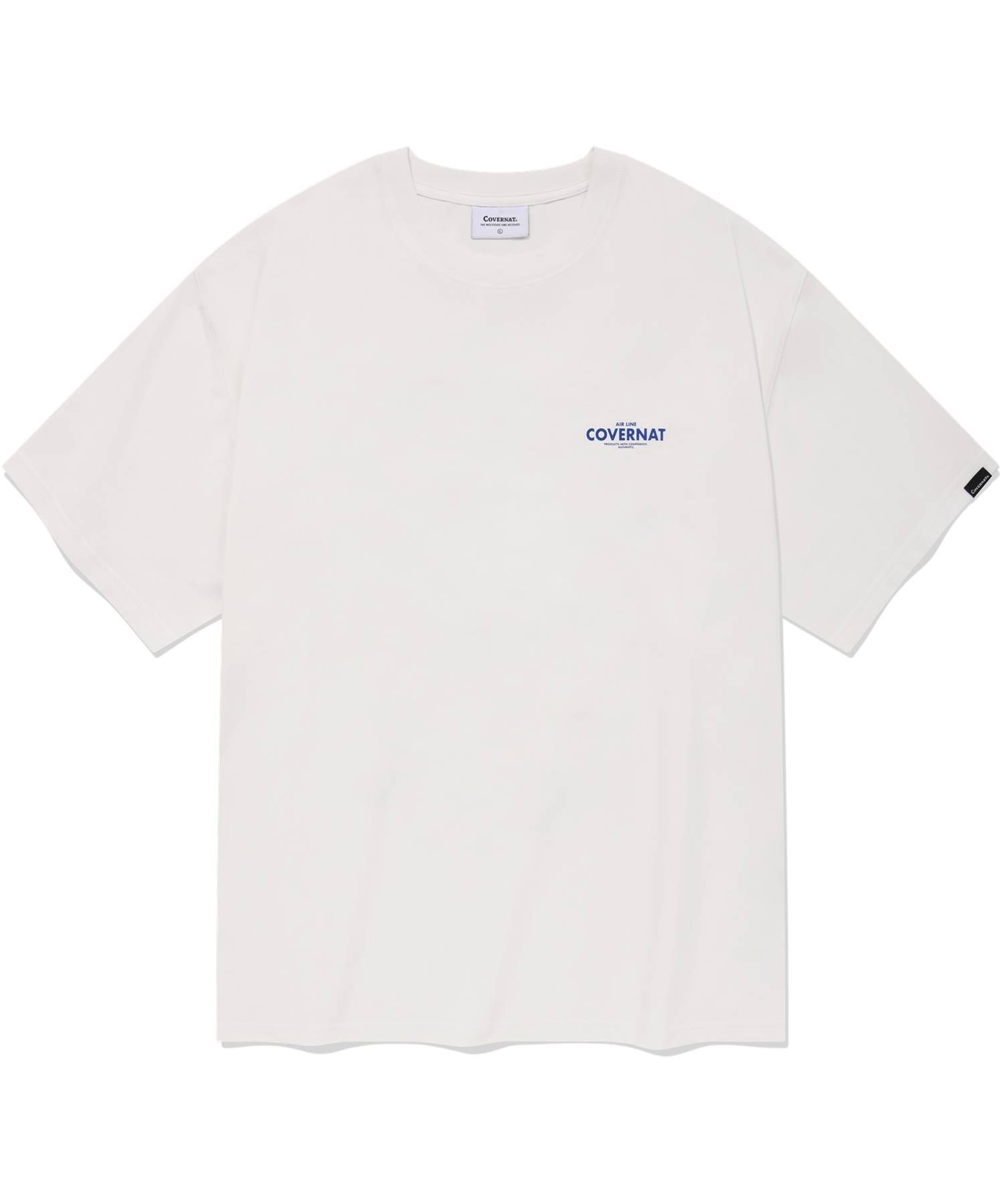 【COVERNAT】 Travel T-shirt  White Authentic Logo T-Shirt White - Covernat | 60% - Asian