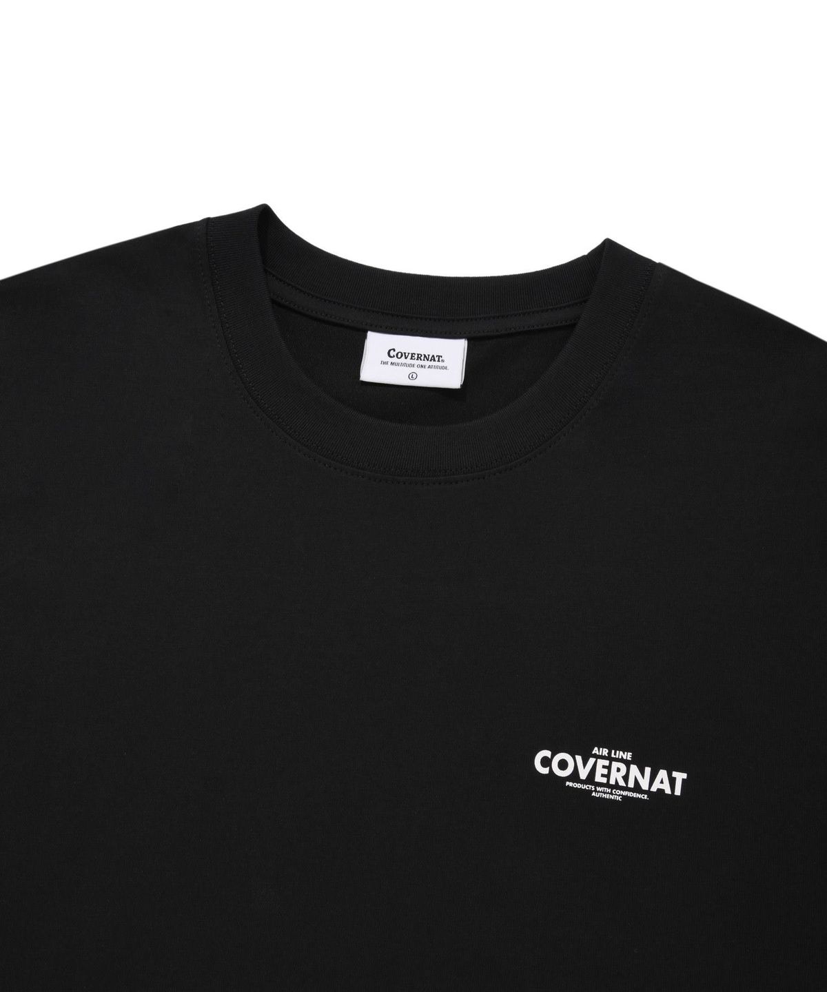 커버낫(COVERNAT) 패스포트 티셔츠 블랙