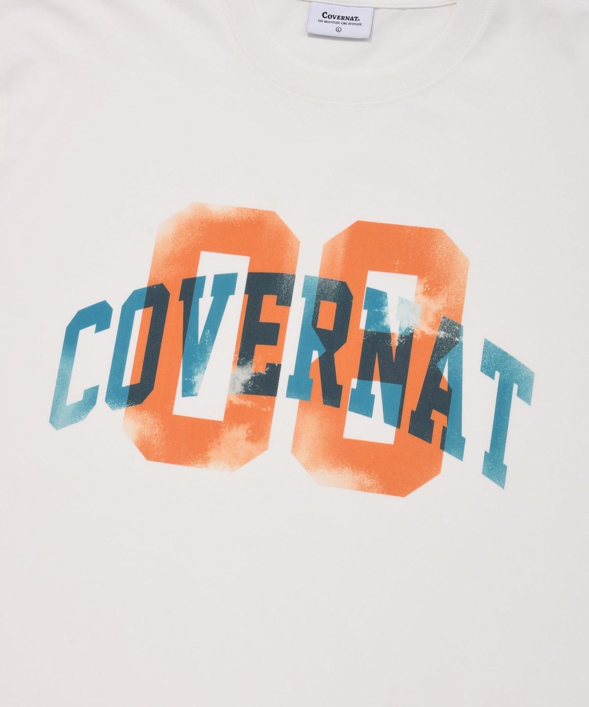 커버낫(COVERNAT) 페인팅 08 티셔츠 화이트