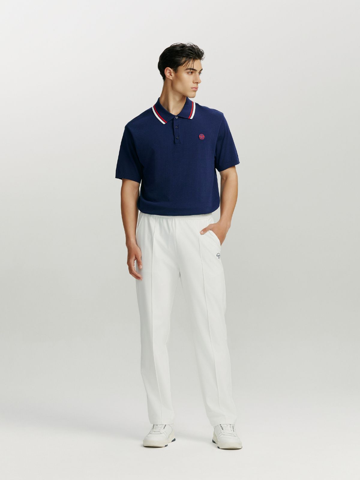 세르지오 타키니(SERGIO TACCHINI) M 리조트 우븐 릴렉스핏 팬츠 (White)