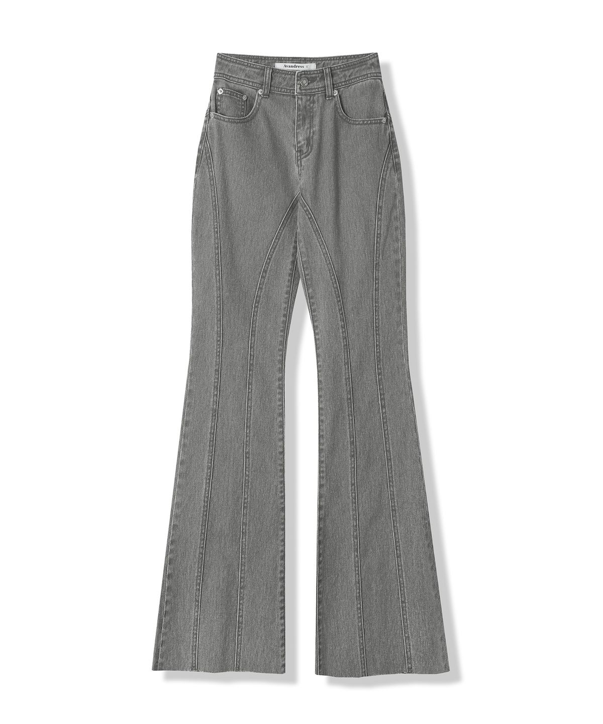 어반드레스(AVANDRESS) Thin Bootscut Pigment Denim Pants - 3COL