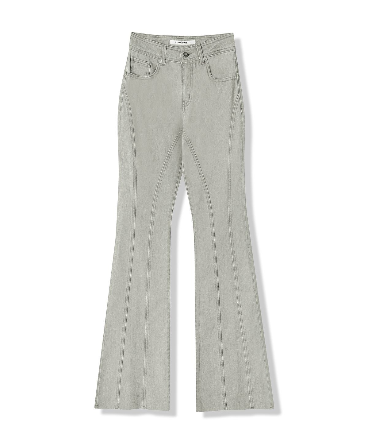 어반드레스(AVANDRESS) Thin Bootscut Pigment Denim Pants - 3COL