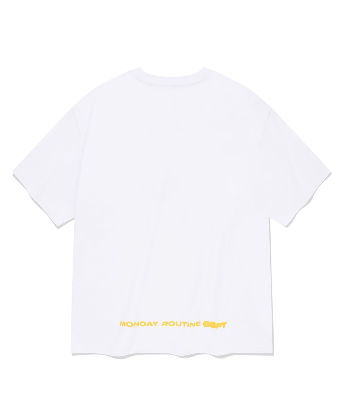 피지컬 디파트먼트(PHYSICAL DEPARTMENT) 스캐터 스타테일 반팔티셔츠_화이트/레드