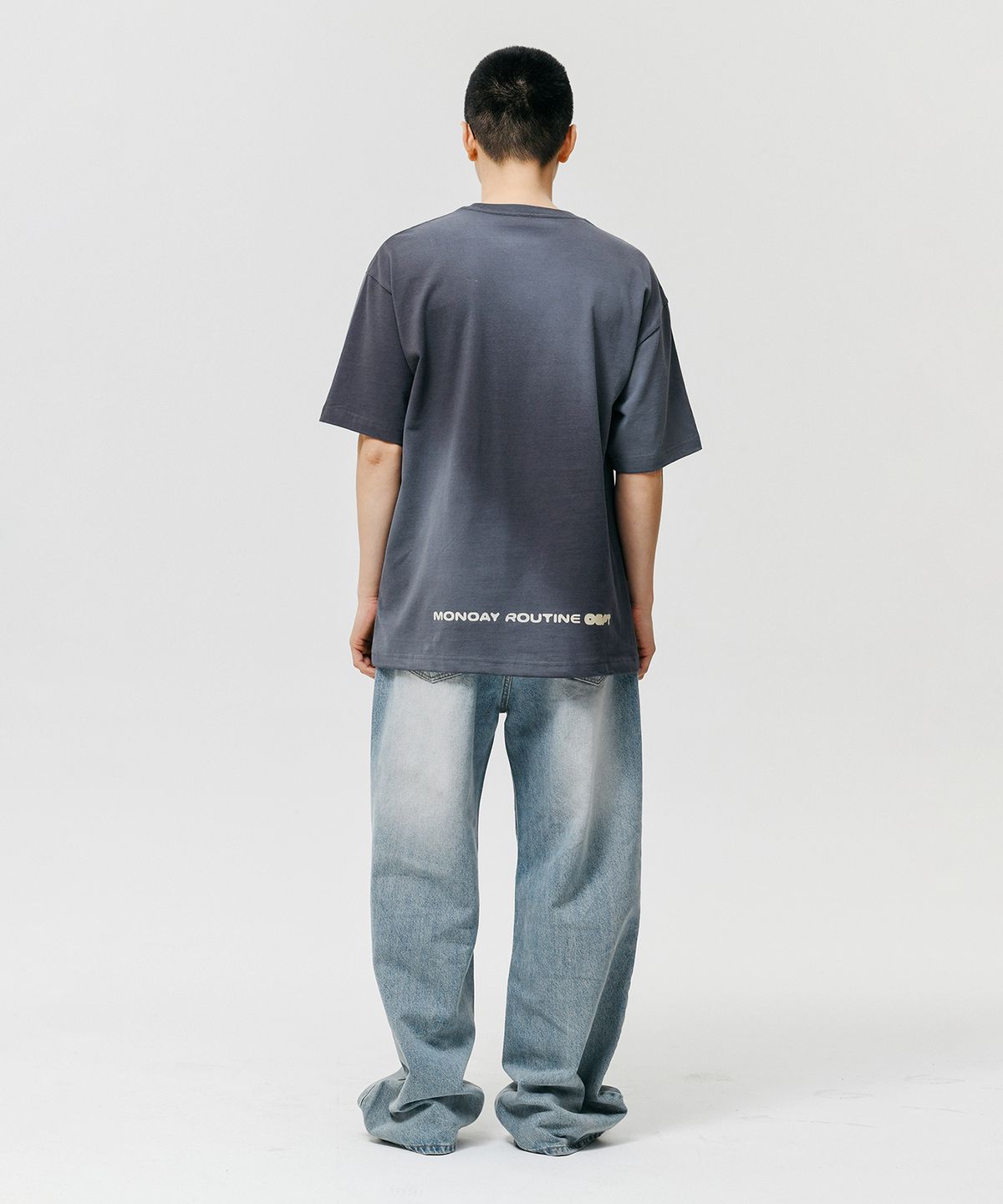 피지컬 디파트먼트(PHYSICAL DEPARTMENT) SCATTER STAR SS CHARCOAL / GREEN