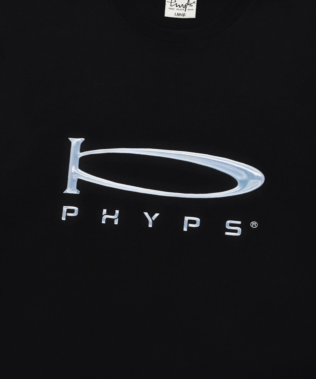 피지컬 디파트먼트(PHYSICAL DEPARTMENT) 3D P-ACTIVE 반팔티셔츠_블랙