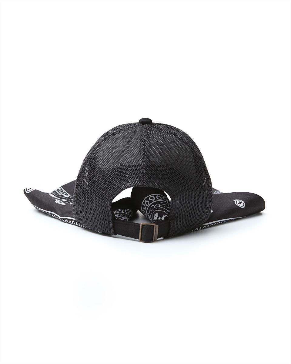 MUSINSA公式 | SCHISM INDUCING BANDANA HAT, BLACK