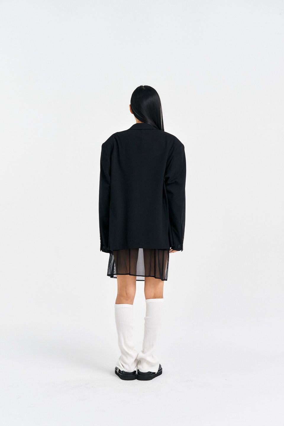 MUSINSA公式 | SCHISM INDUCING MANY OVER JACKET, BLACK