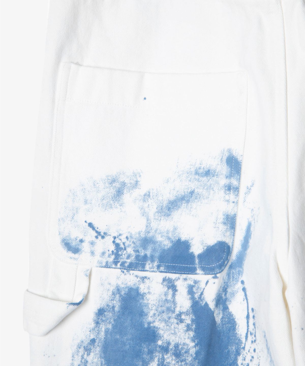 벌스데이수트(BIRTHDAYSUIT) PAINTED CARPENTER PANTS  (WHITE)