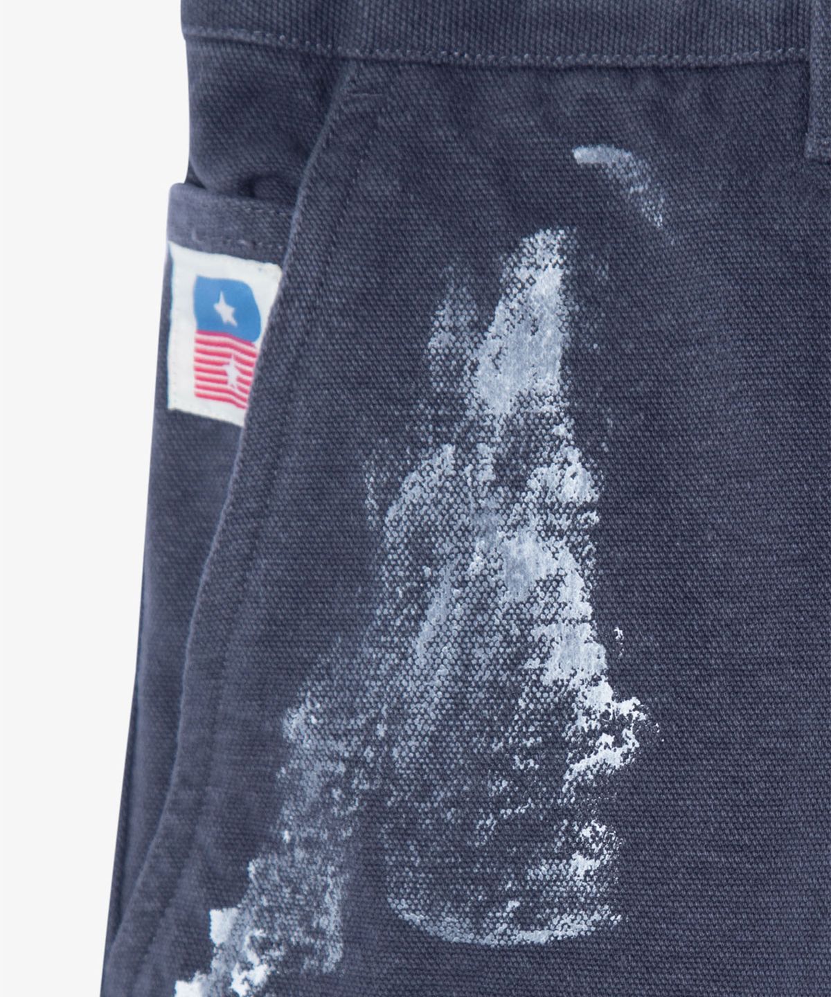 벌스데이수트(BIRTHDAYSUIT) PAINTED CARPENTER PANTS (NAVY)
