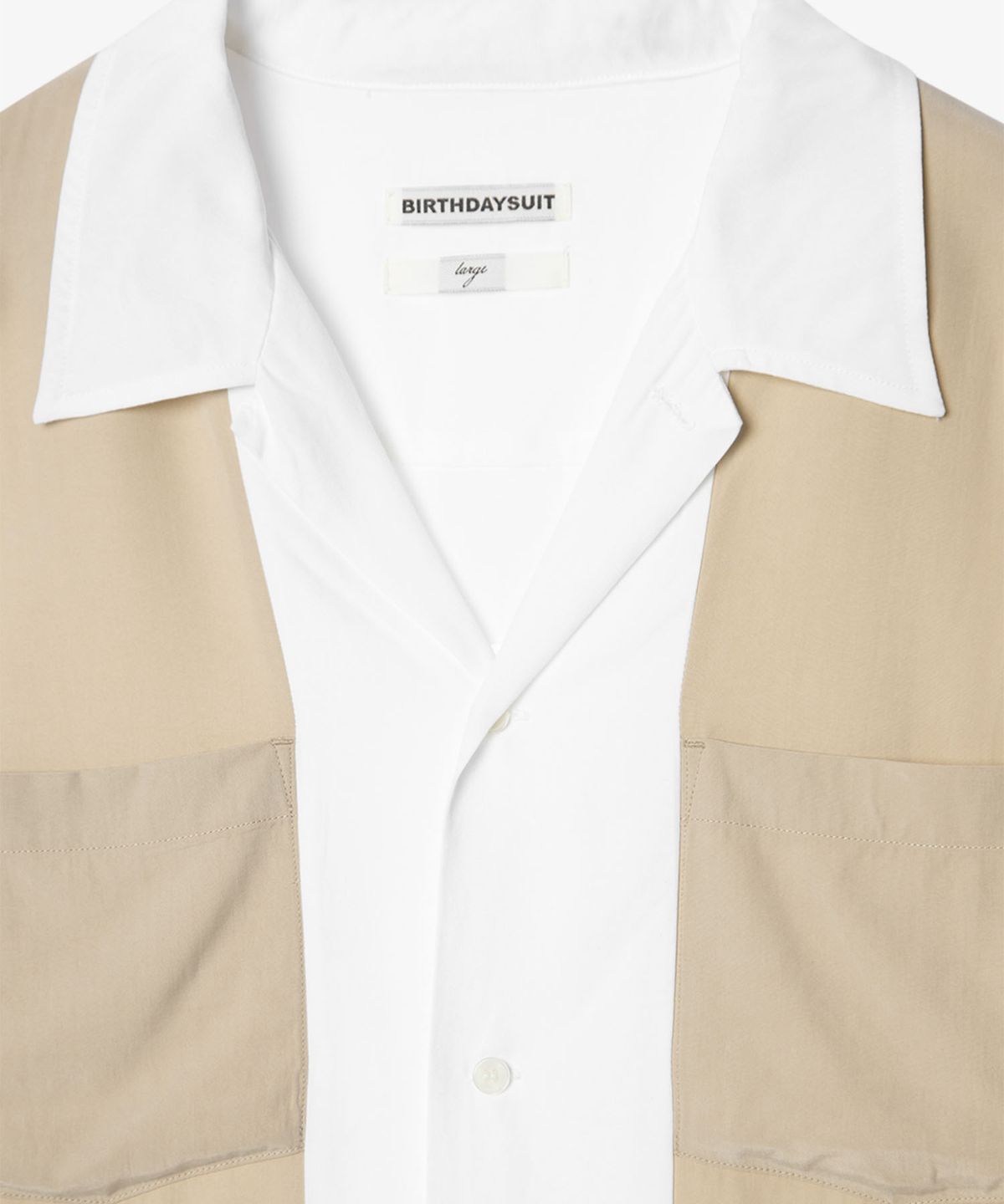 벌스데이수트(BIRTHDAYSUIT) BOWLING SHIRTS (WHITE)