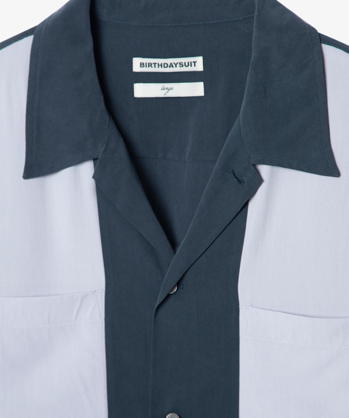 벌스데이수트(BIRTHDAYSUIT) BOWLING SHIRTS (NAVY)