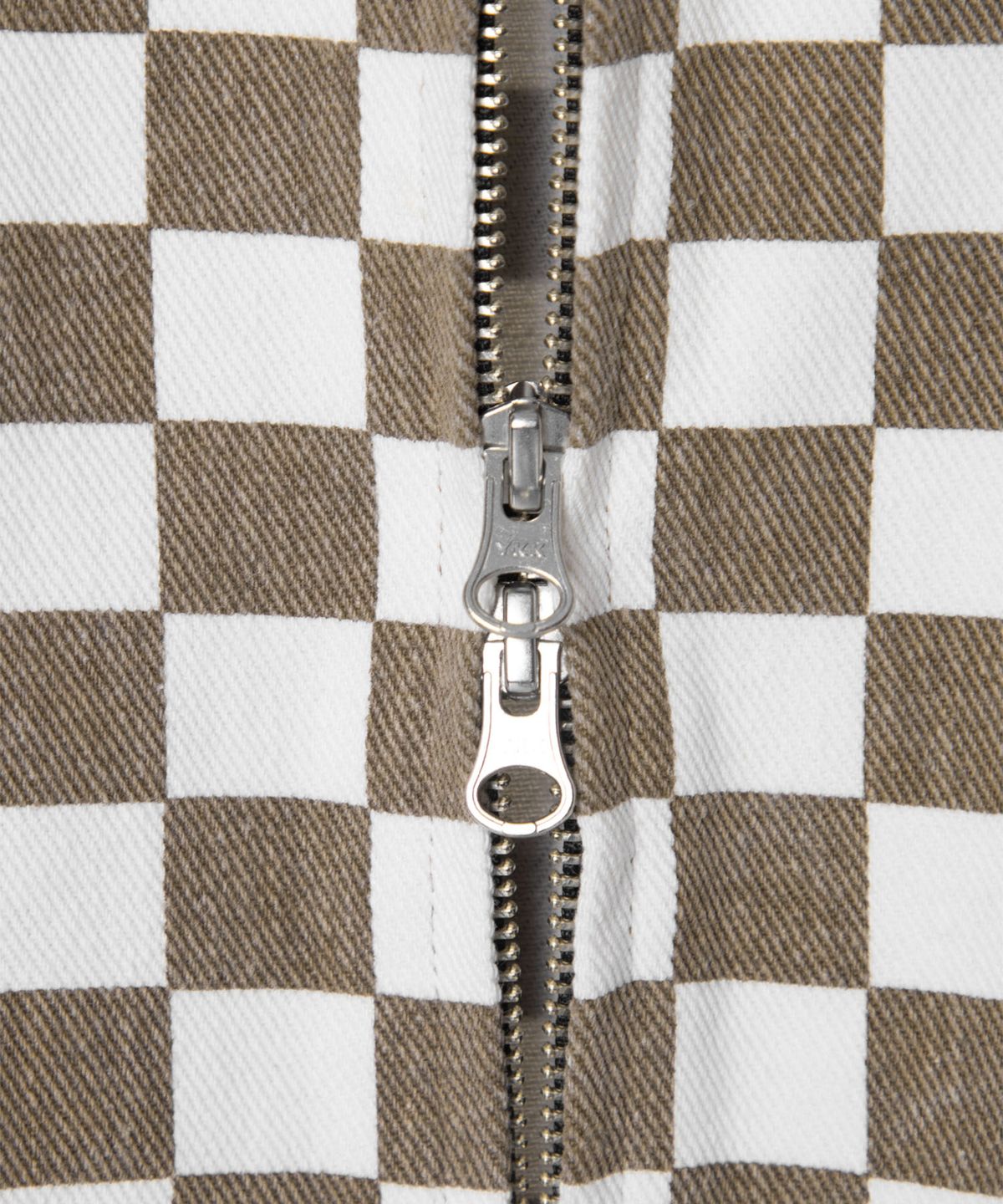 벌스데이수트(BIRTHDAYSUIT) CHECKER BOARD CLUB JACKET (BROWN)