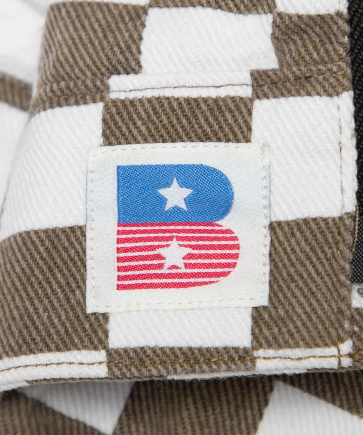 벌스데이수트(BIRTHDAYSUIT) CHECKER BOARD CLUB JACKET (BROWN)