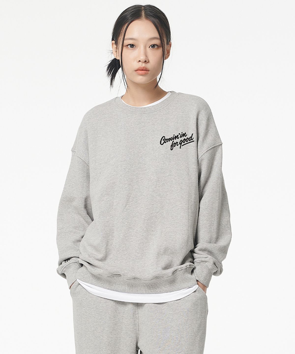 아티스트웨어(ARTISTWEAR) [ATW X 마더버드] 커밍인포굿 맨투맨