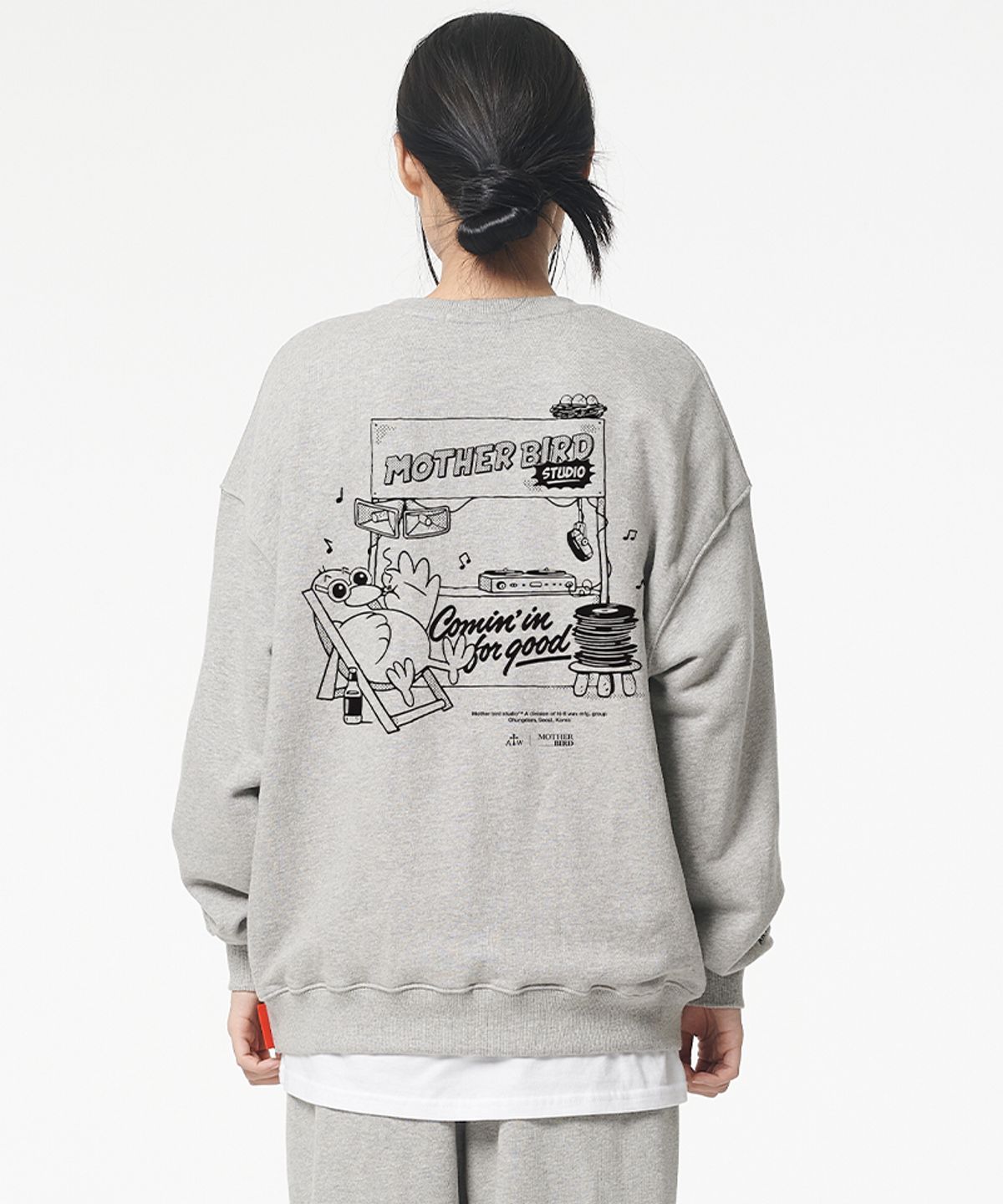아티스트웨어(ARTISTWEAR) [ATW X 마더버드] 커밍인포굿 맨투맨