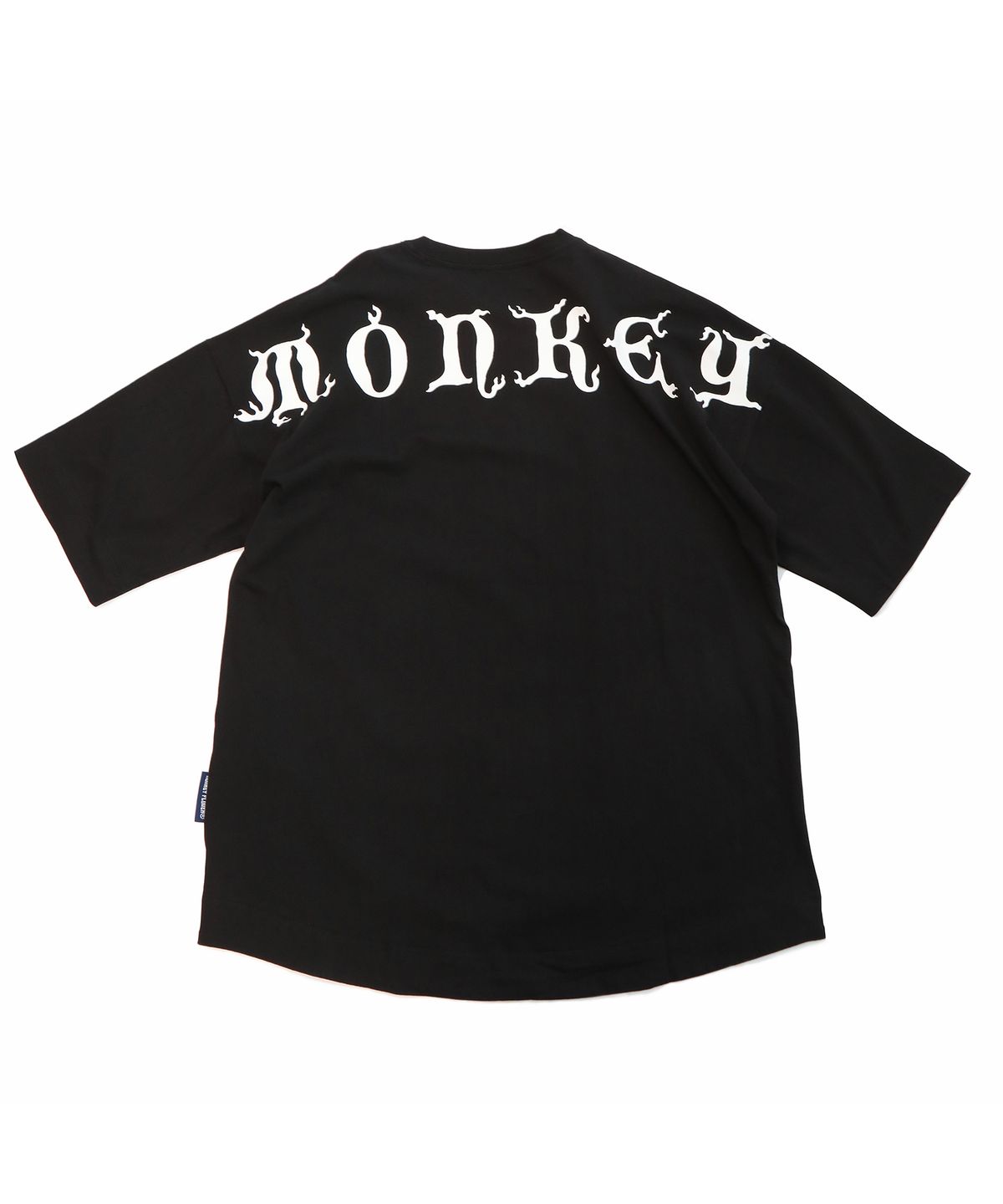 몽키플라워(Monkey Flower) 공용 MNFR 코랄폰트 반팔티셔츠/MS0WTS31U BLACK