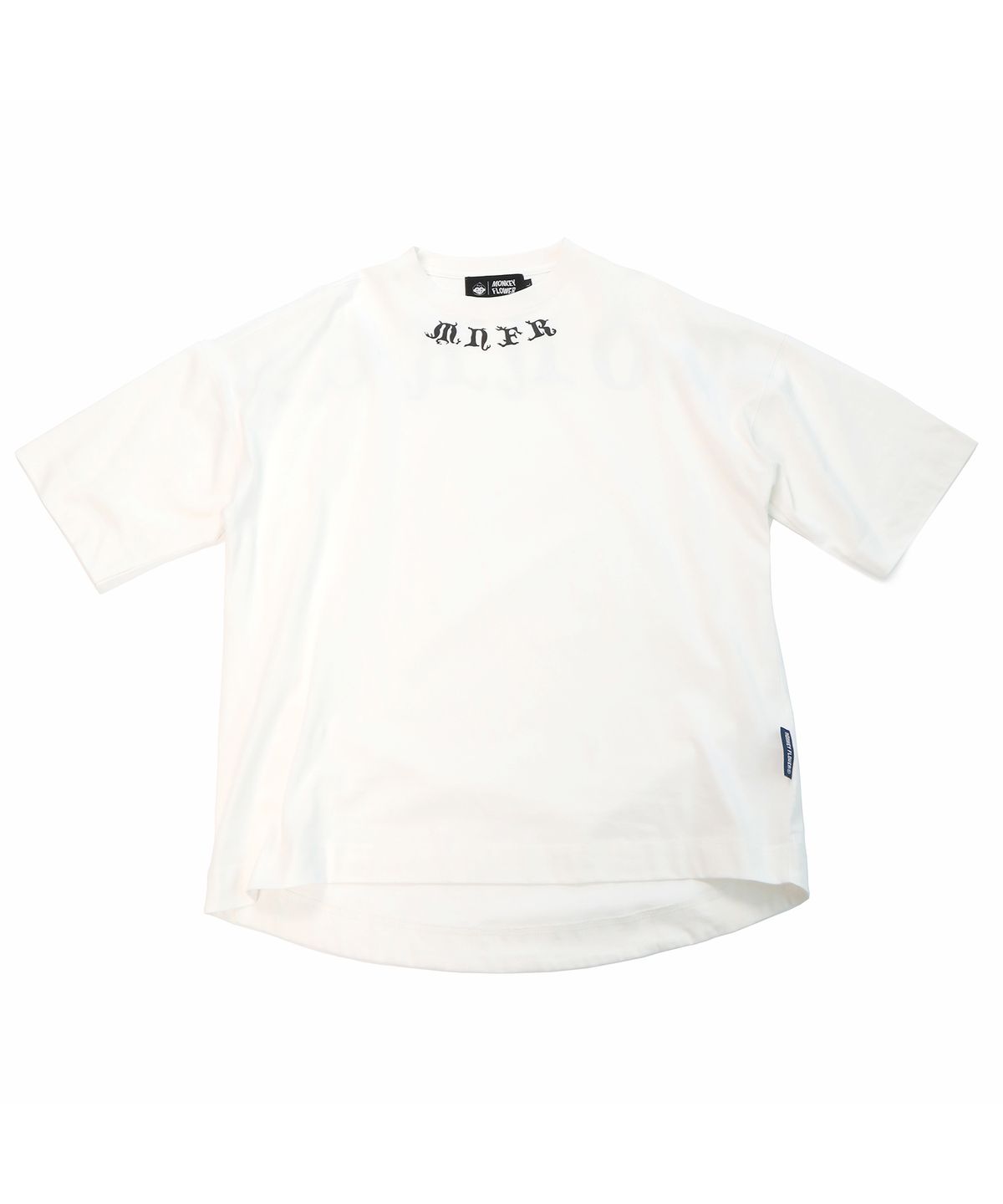 몽키플라워(Monkey Flower) 공용 MNFR 코랄폰트 반팔티셔츠/MS0WTS31U BLACK