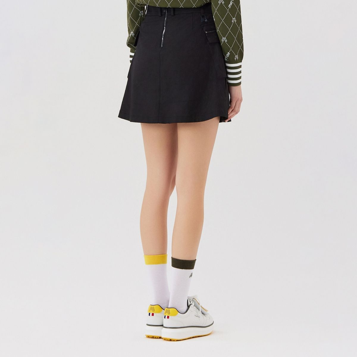 마틴골프(MARTINE GOLF) H Line Pattern Culotte_Black