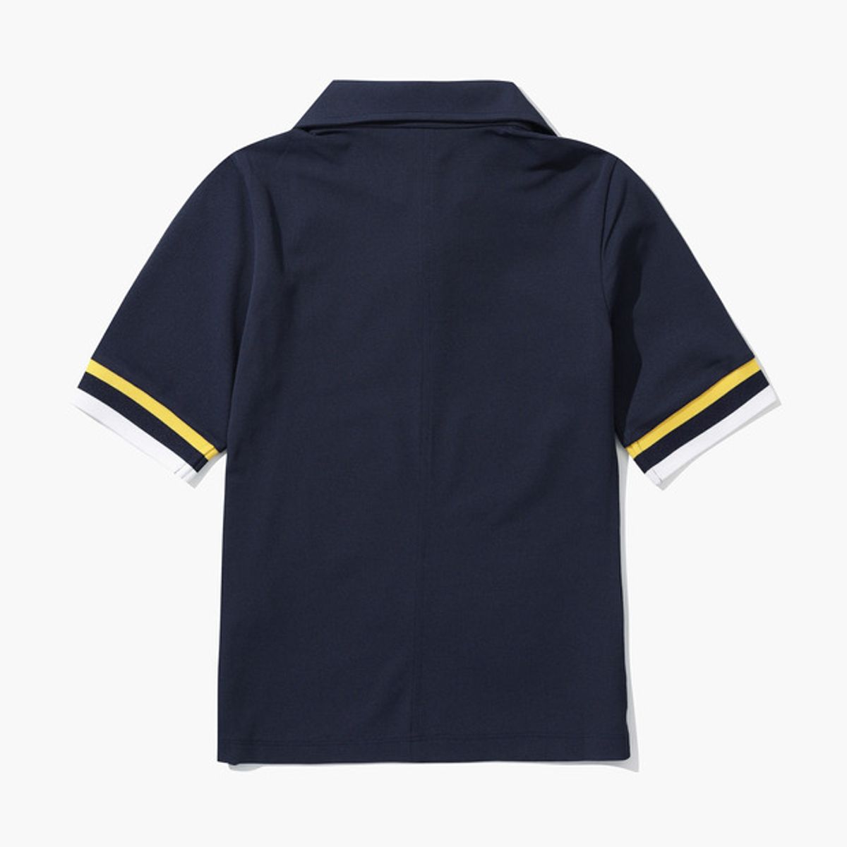 르꼬끄 골프(LECOQ GOLF) 여성 하이넥 반집업 반팔 티셔츠 (GP122LTS38)