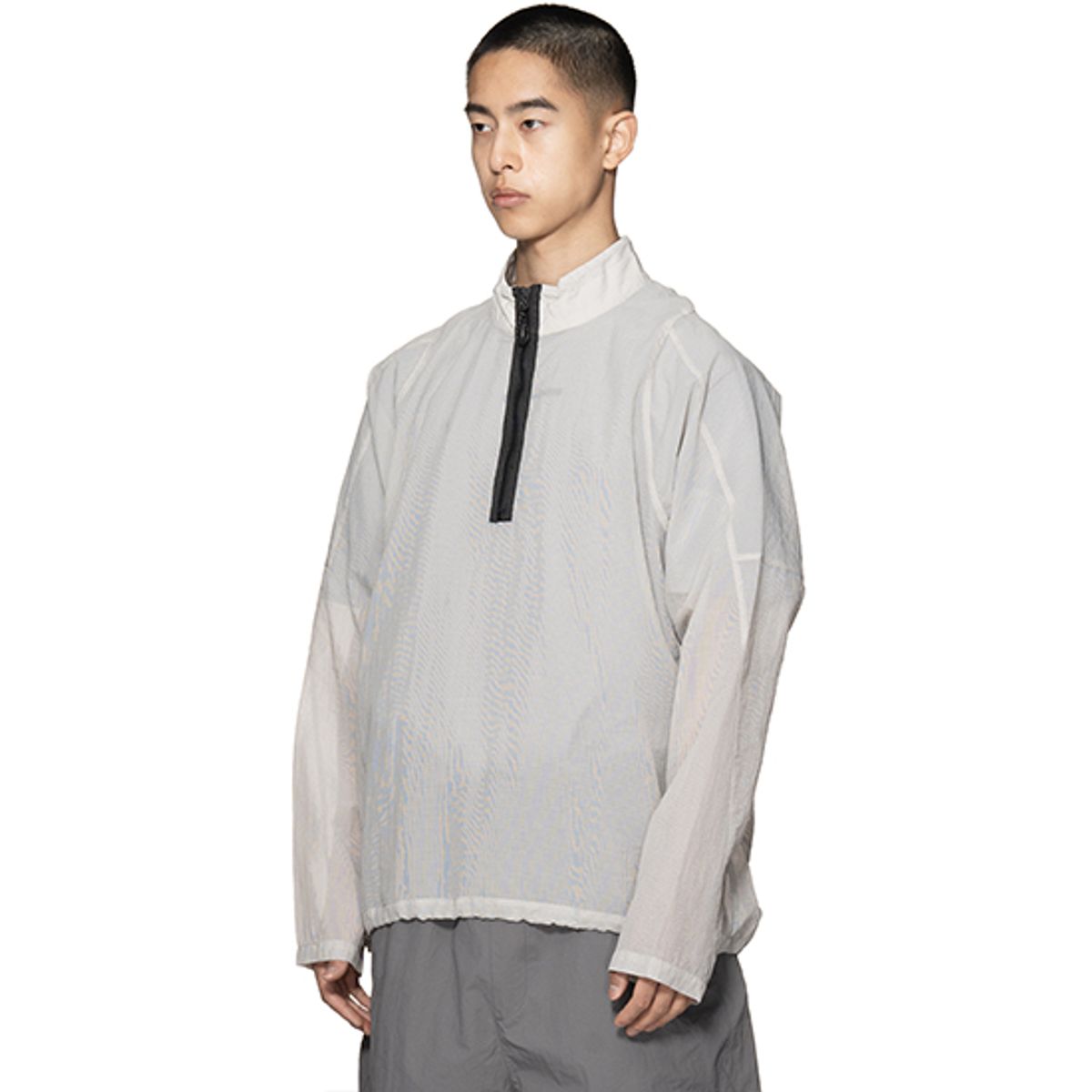 프리커(FREKER) MICRO RIP STOP HALF ZIP_FKTBS24322GYL - 사이즈 & 후기 | 무신사