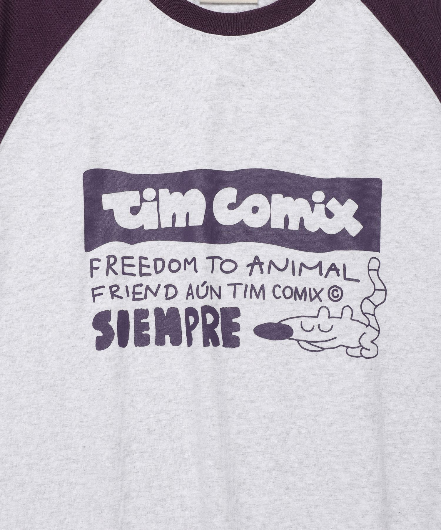 ★TIMCOMIX★ Siempre Animal Raglan Long Sleeve Green MUSINSA | TIMCOMIX SIEMPRE ANIMAL RAGLAN SS GREEN