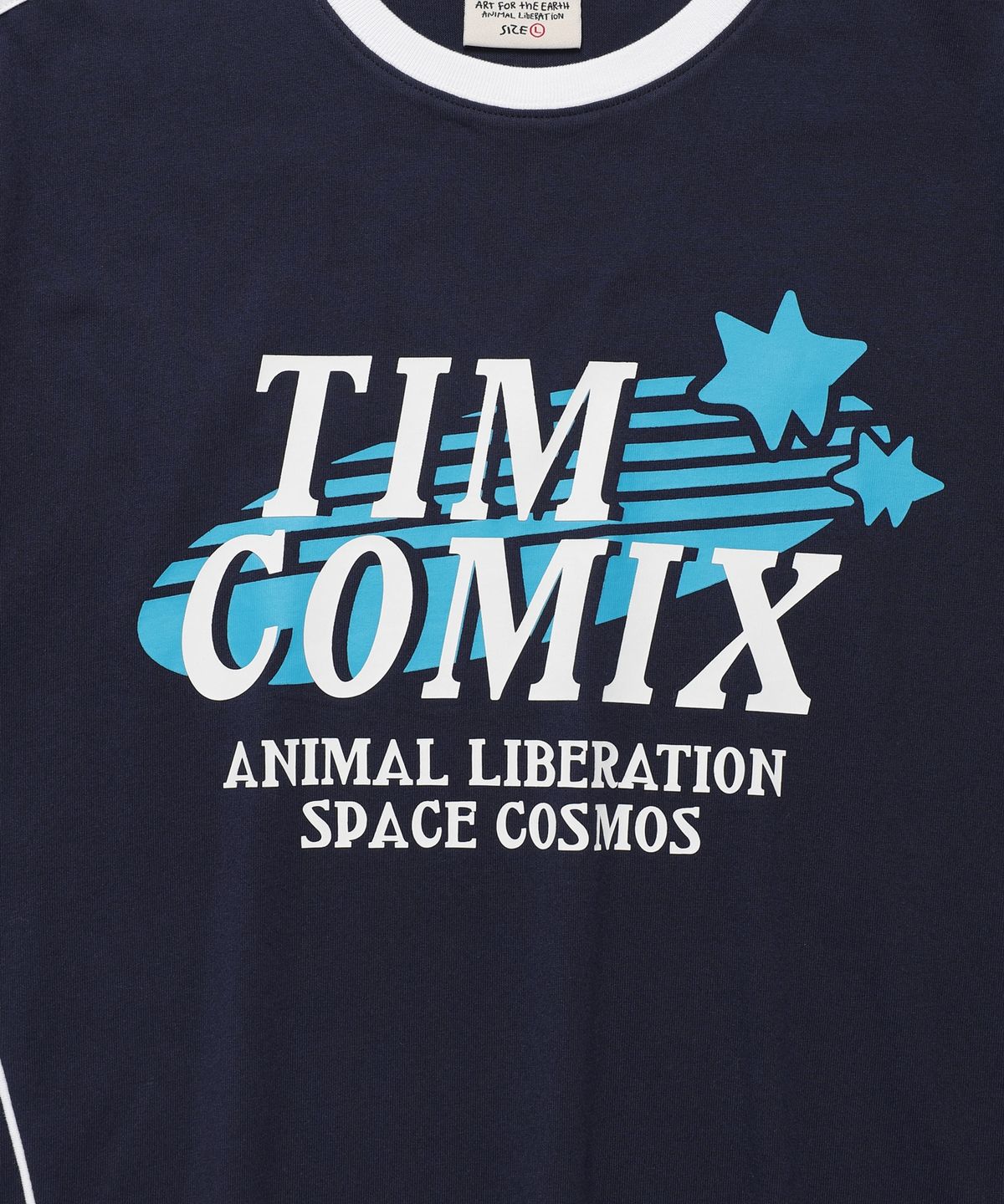 팀코믹스(TIMCOMIX) COSMIC STAR RAGLAN SS NAVY