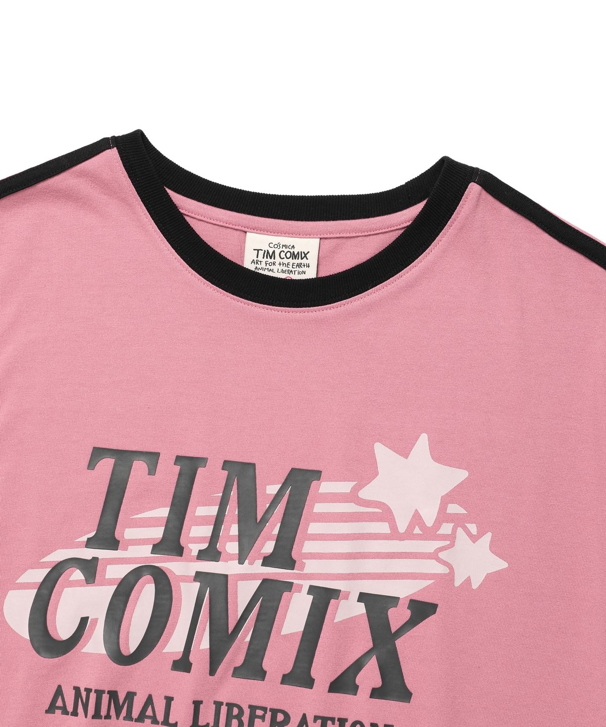 팀코믹스(TIMCOMIX) COSMIC STAR RAGLAN SS DUST PINK