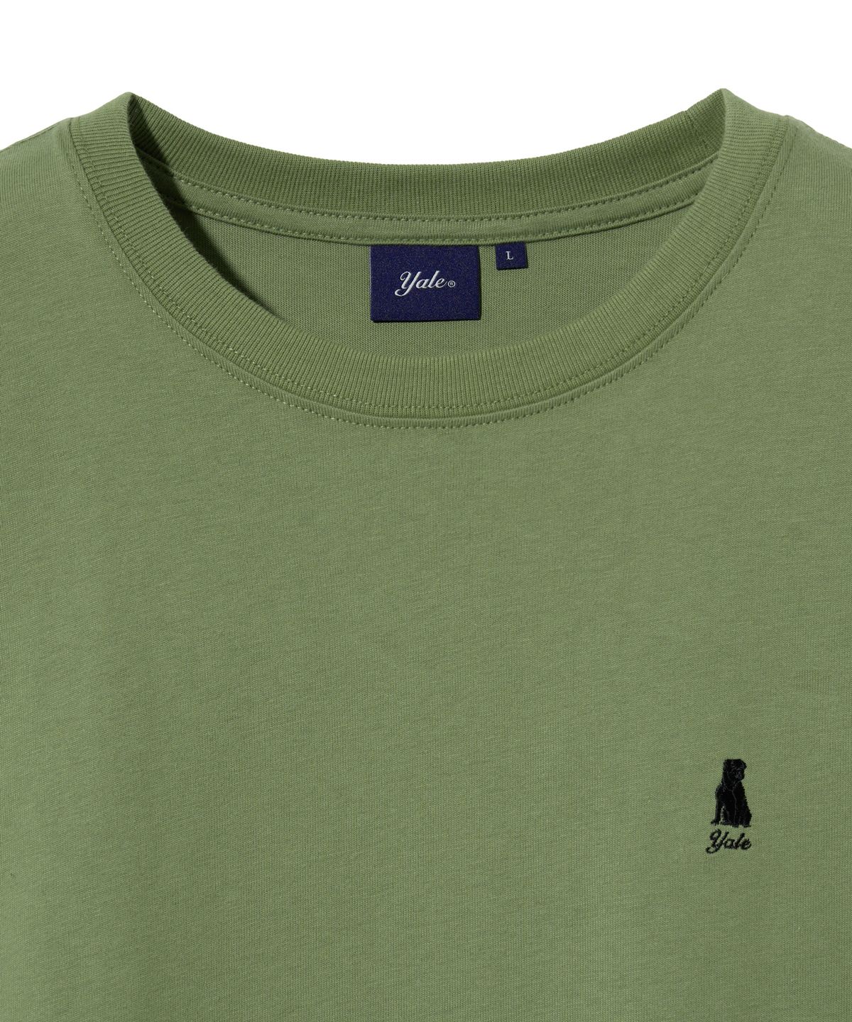 예일(YALE) HERITAGE DAN T-SHIRT VTG KHAKI