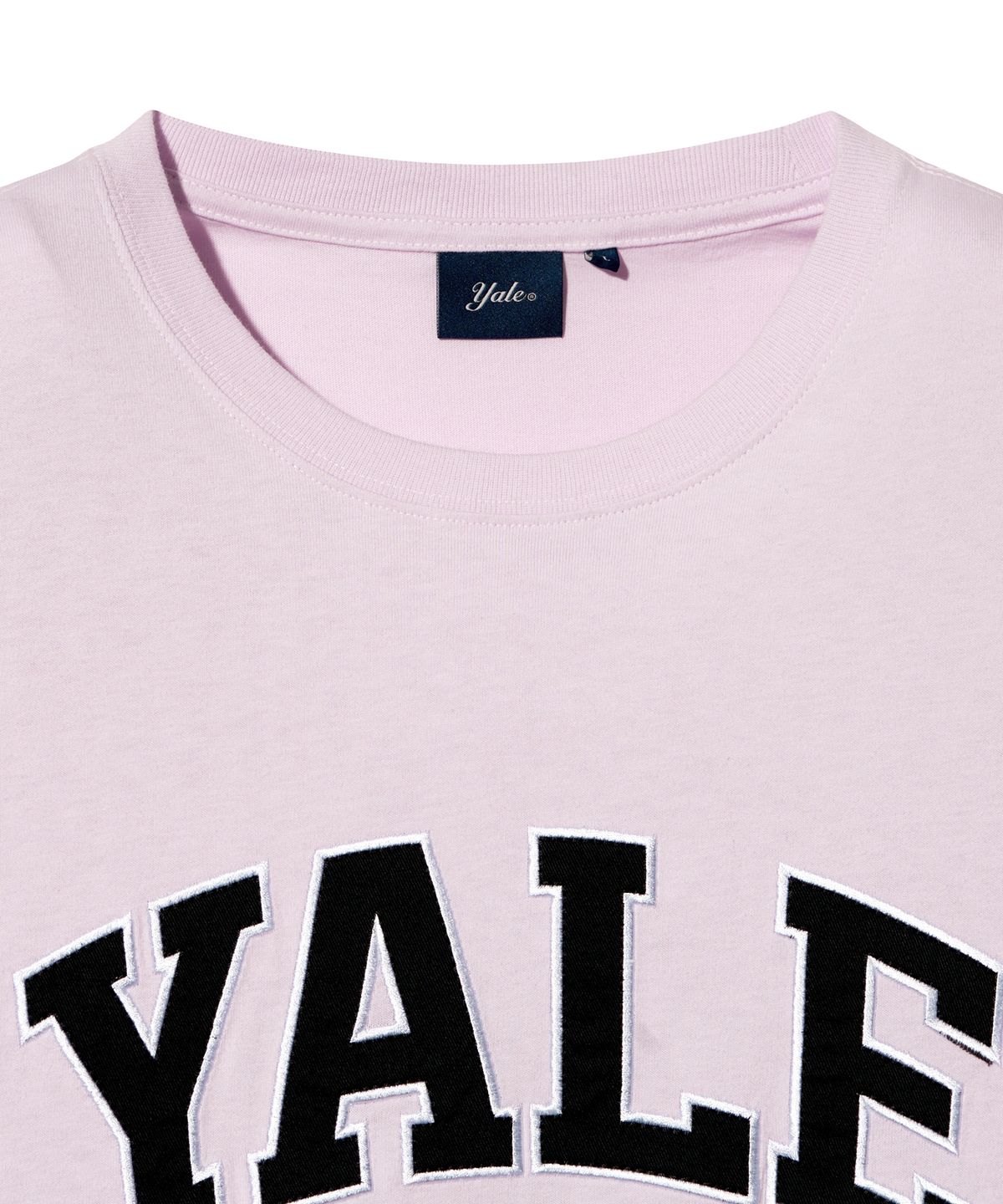 예일(YALE) 투톤아치 반팔티셔츠 라이트 퍼플