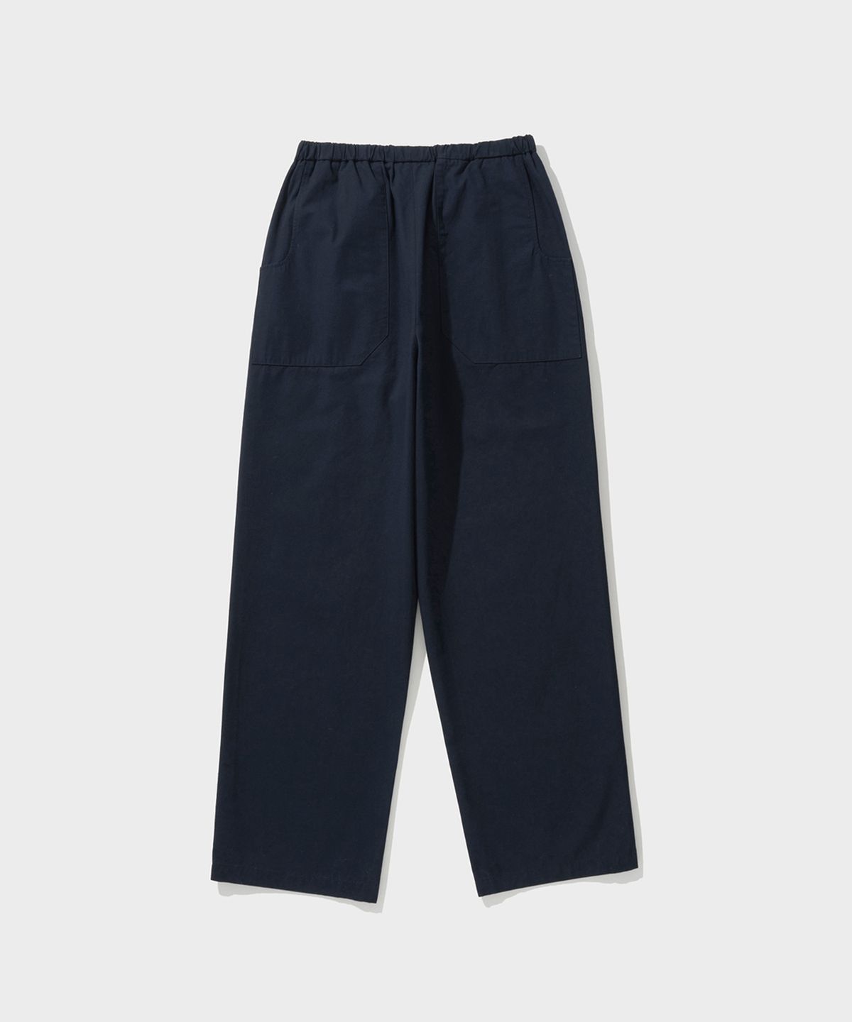 셔터(SHIRTER) COTTON SILK NEP BANDING PANTS (NAVY)