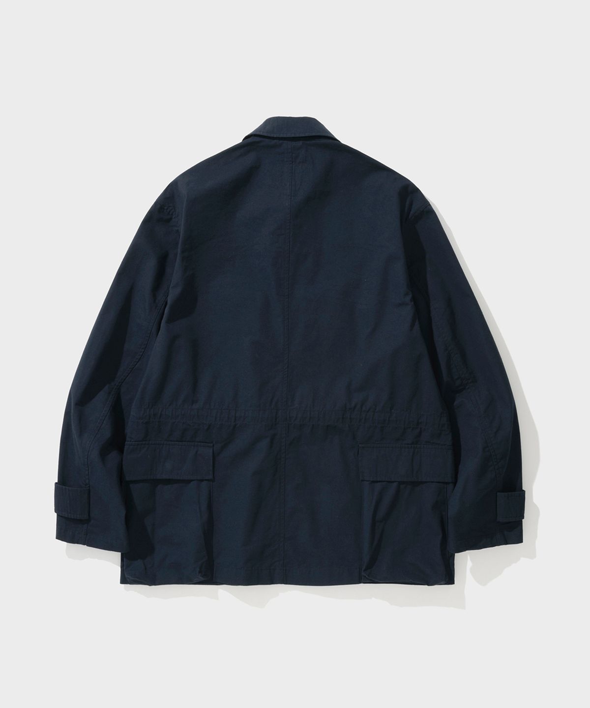 셔터(SHIRTER) COTTON SILK NEP UTILITY JACKET (NAVY)