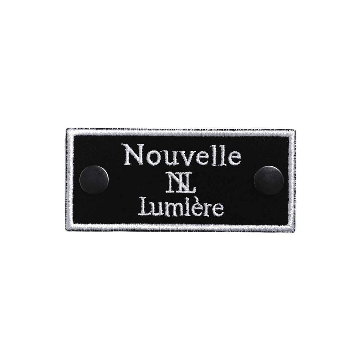 누벨르미에르(NOUVELLE LUMIERE) 시그니처 그레이 와이드팬츠 블랙와펜