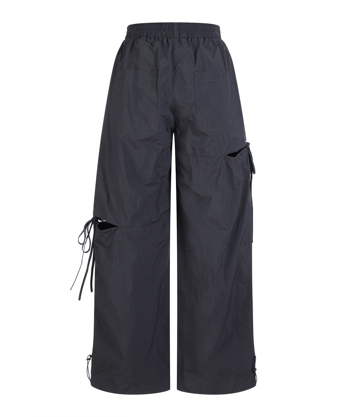 라라폭스(LALAFOX) CUT OUT TRACK PANTS CHARCOAL BR2WP008