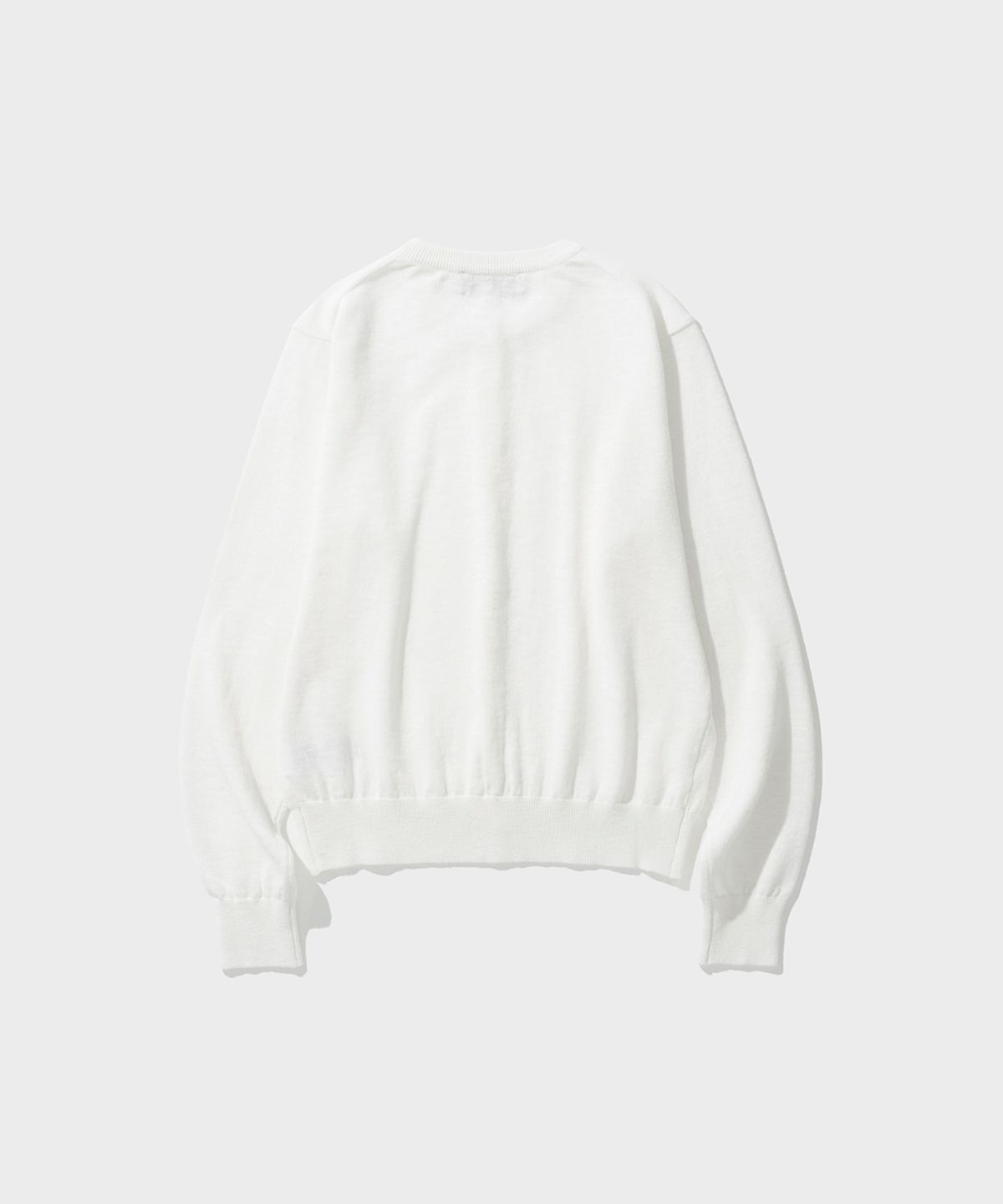 셔터(SHIRTER) [WOMEN] TWIST BUTTON CARDIGAN (IVORY)