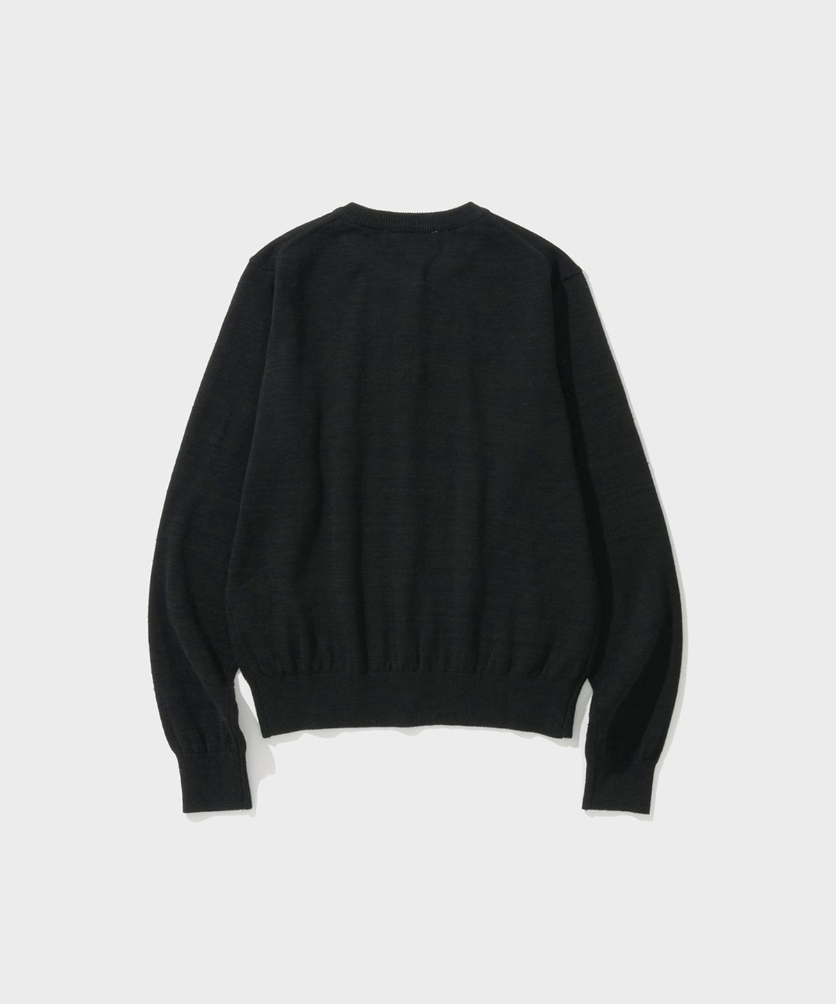 셔터(SHIRTER) [WOMEN] TWIST BUTTON CARDIGAN (BLACK)