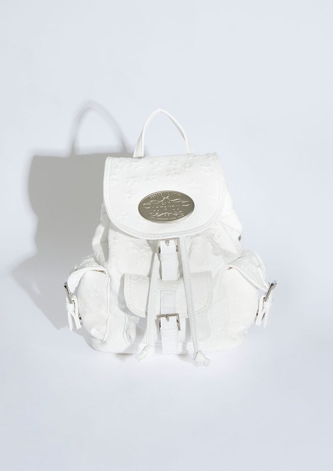 LOTSYOU ● chubby Backpack White LOTSYOU] Nostalgia Chubby Backpack White – Ohue