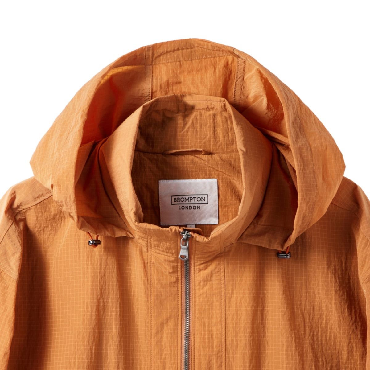 브롬톤 런던(BROMPTON LONDON) RIPSTOP HOODED JUMPER - ORANGE (P242UJP431)