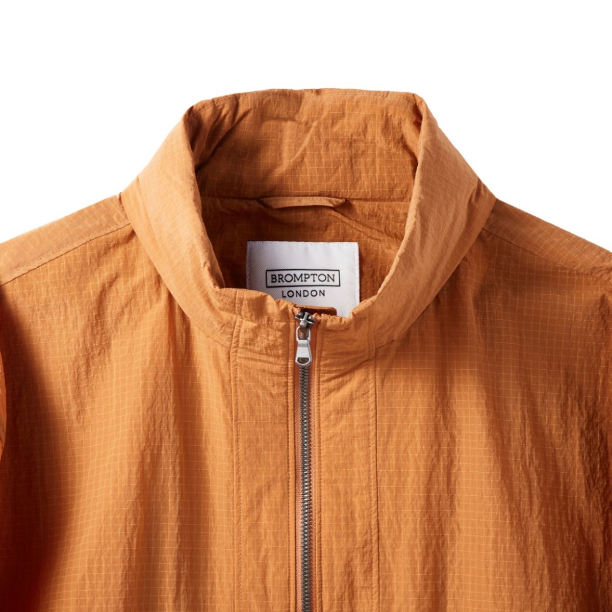 브롬톤 런던(BROMPTON LONDON) RIPSTOP HOODED JUMPER - ORANGE (P242UJP431)