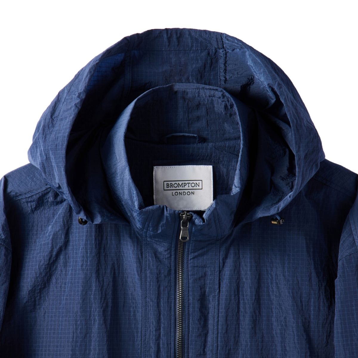 브롬톤 런던(BROMPTON LONDON) RIPSTOP HOODED JUMPER - NAVY (P242UJP431)