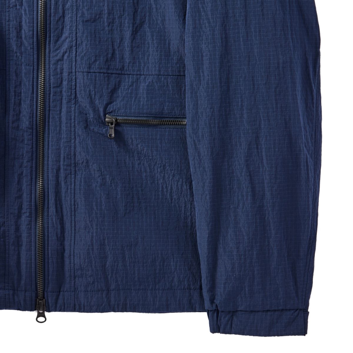 브롬톤 런던(BROMPTON LONDON) RIPSTOP HOODED JUMPER - NAVY (P242UJP431)