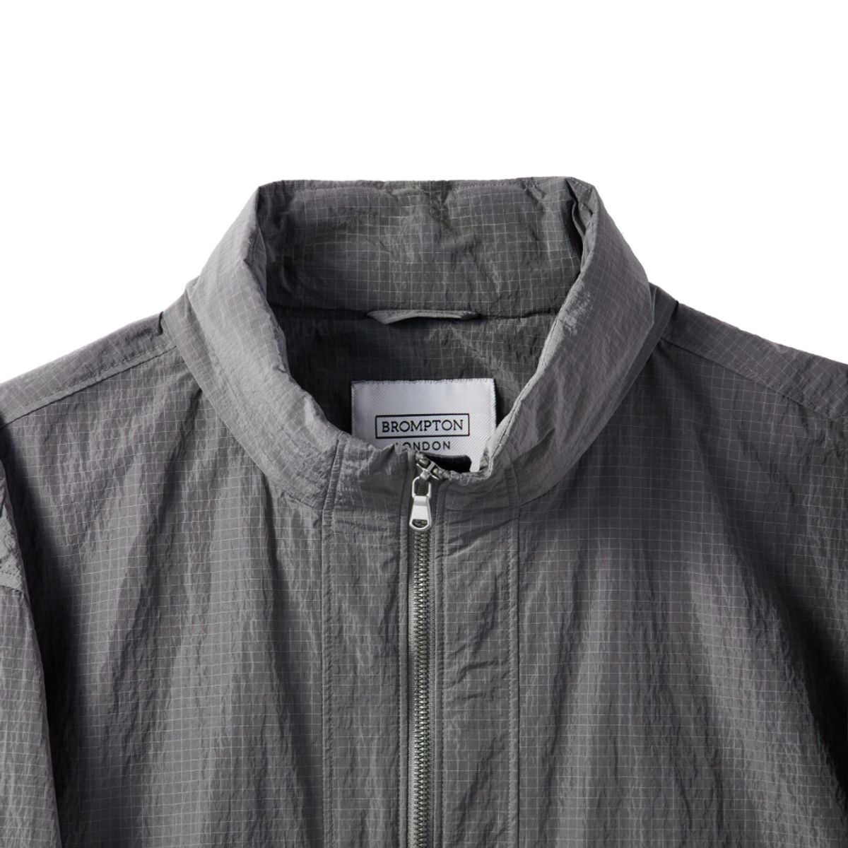 브롬톤 런던(BROMPTON LONDON) RIPSTOP HOODED JUMPER - KHAKI (P242UJP431)