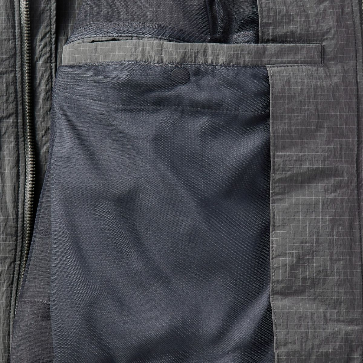 브롬톤 런던(BROMPTON LONDON) RIPSTOP HOODED JUMPER - KHAKI (P242UJP431)