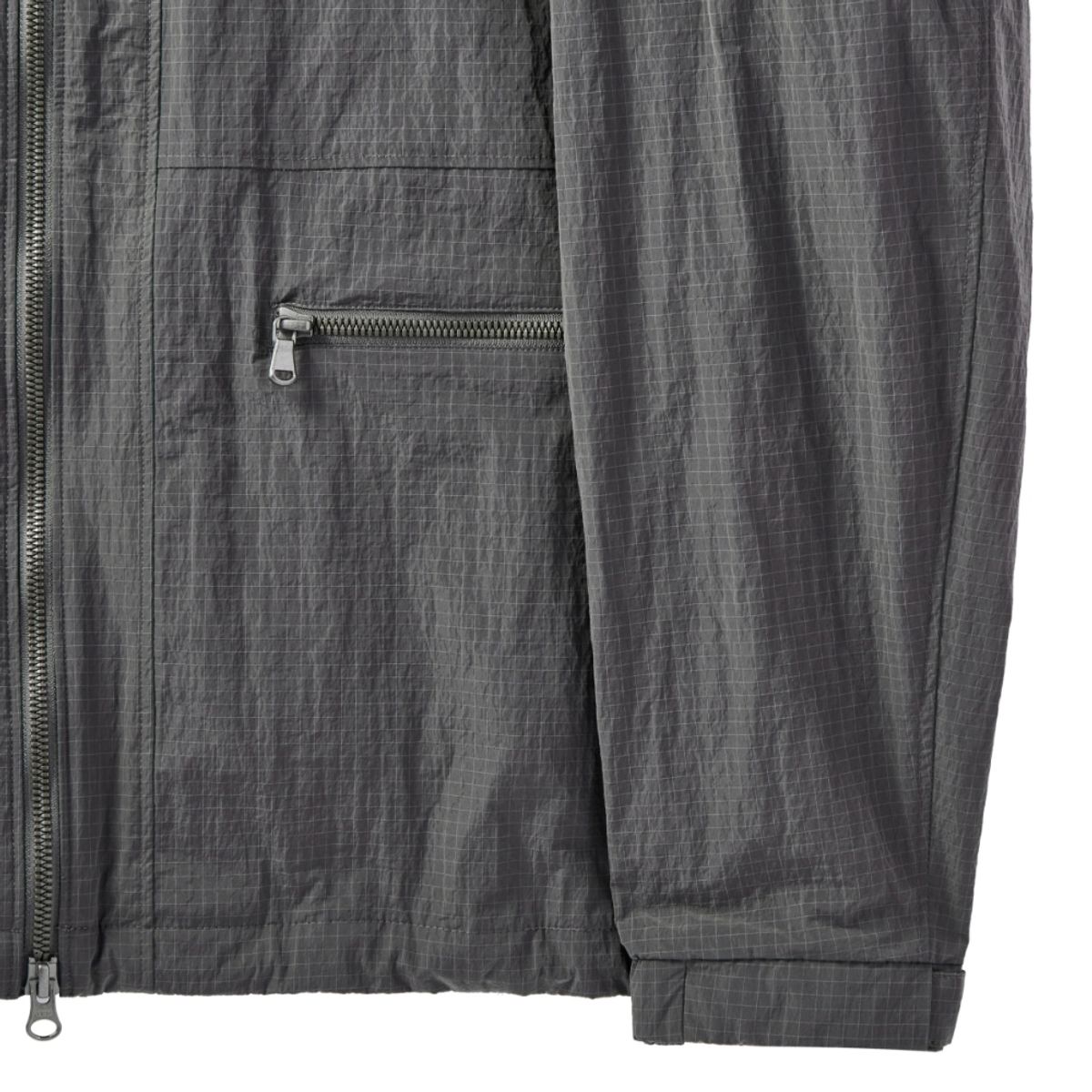 브롬톤 런던(BROMPTON LONDON) RIPSTOP HOODED JUMPER - KHAKI (P242UJP431)