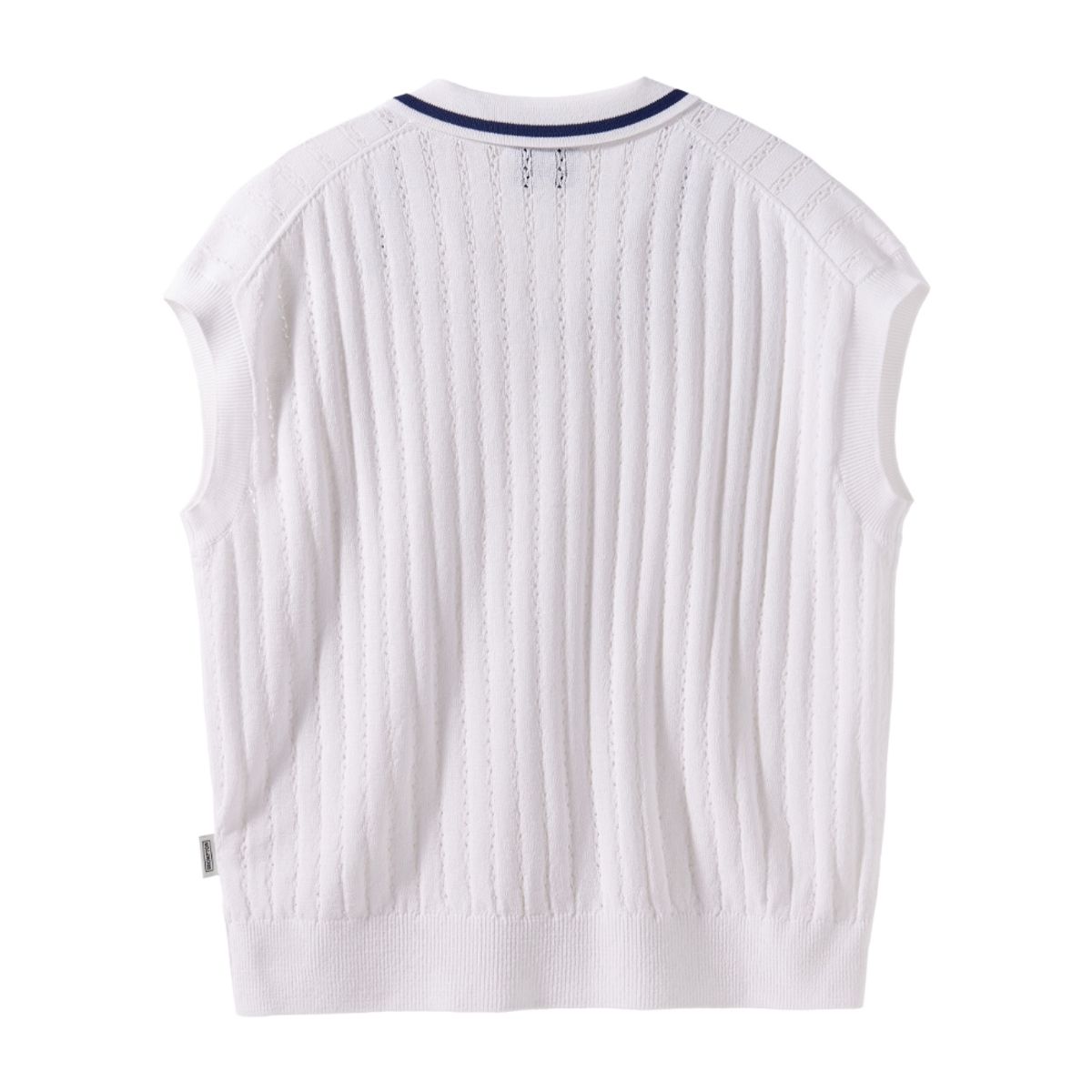 브롬톤 런던(BROMPTON LONDON) W HALF SLEEVE KNIT - WHITE (P242WKT651)