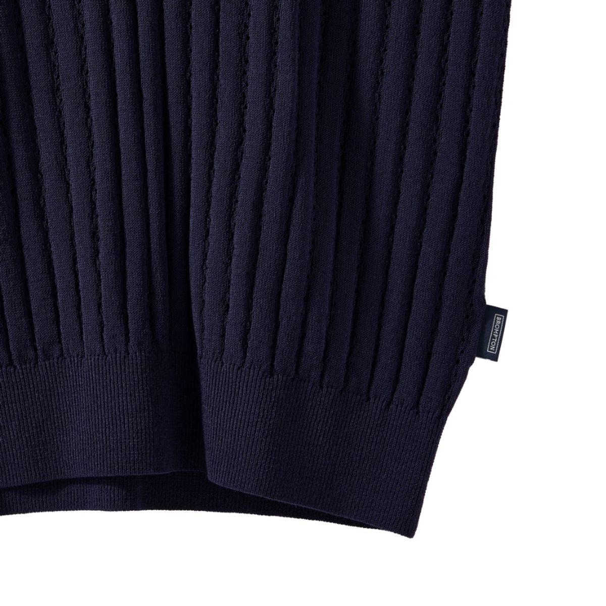 브롬톤 런던(BROMPTON LONDON) W HALF SLEEVE KNIT - NAVY (P242WKT651)